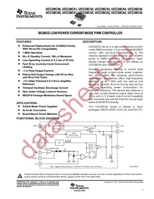 UCC28C44DGKR datasheet  